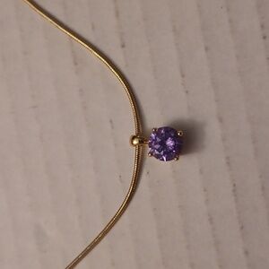 4/$40 Light Purple Gem Necklace